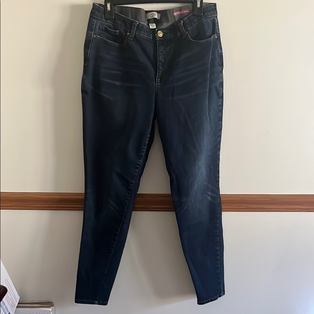 Vintage America Body Positive Skinny Jeans Classic Fit Size 14/32 NWOT